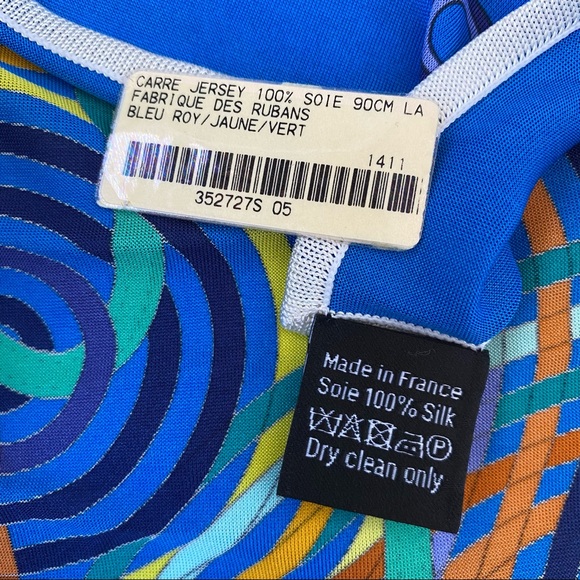 SOLD HERMÈS carre jersey les fabrique des rubans - Picture 2 of 11